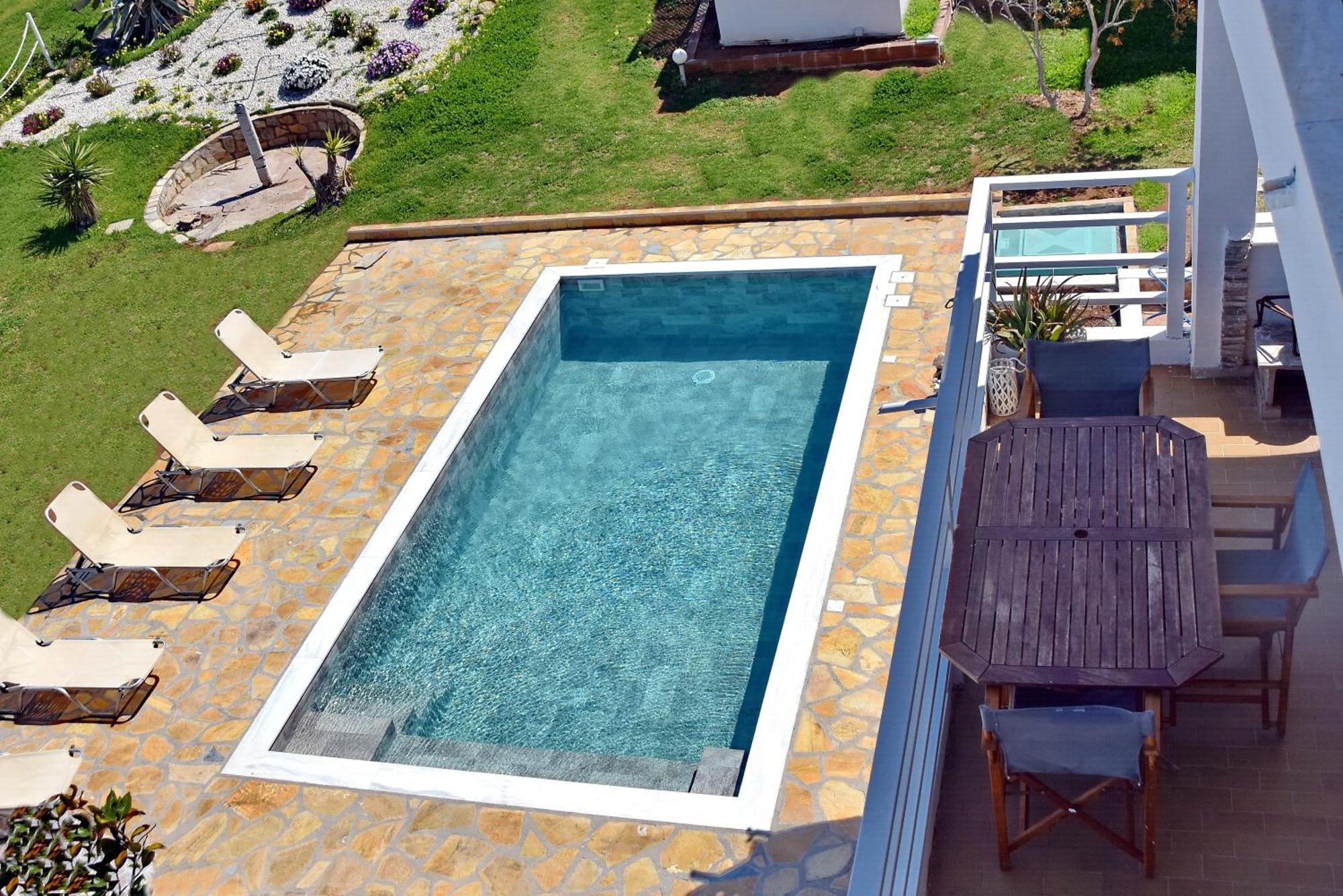 Antorina Beachfront Villas With Private Pools Kamari  المظهر الخارجي الصورة